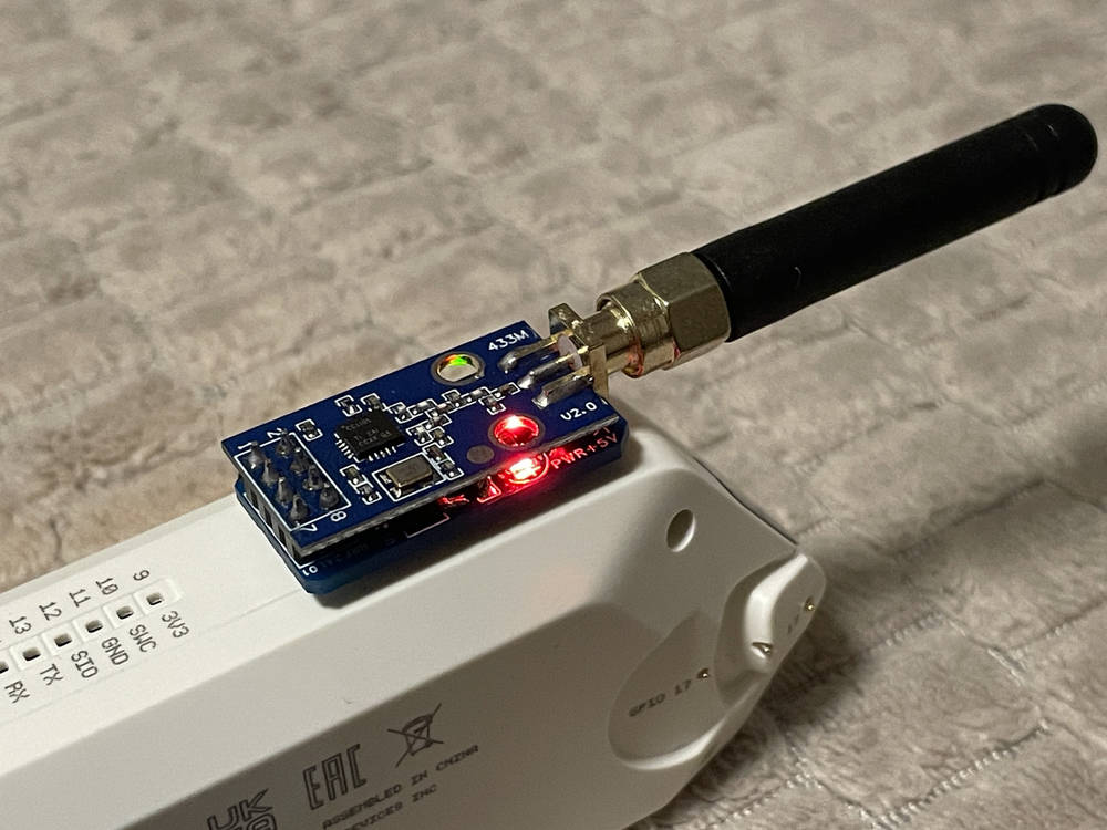 Фліппер зеро тільки Зовнішній радіомодуль CC1101 із SMA антеною для Flipper Zero