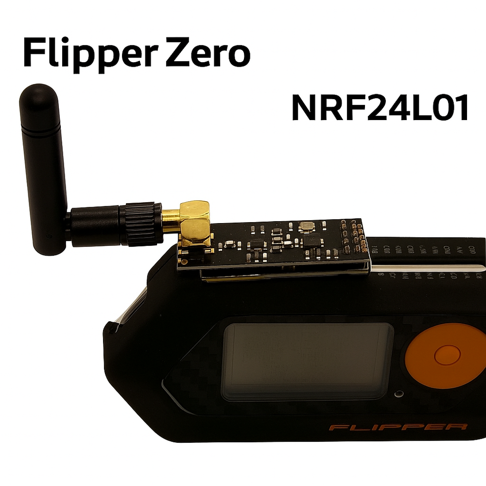 Flipper Zero бездротовий модуль NRF24L01 PA + LNA 2,4 ГГц зовнішній підсилювач Фліппер Зеро