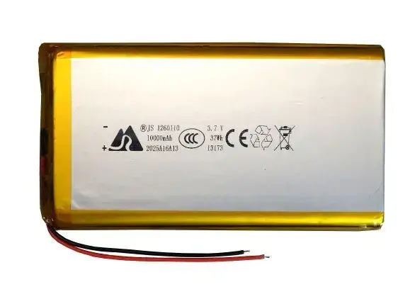 Акумулятор літій-полімерний 10000 mAh, 3.7v, 1260110 із платою захисту