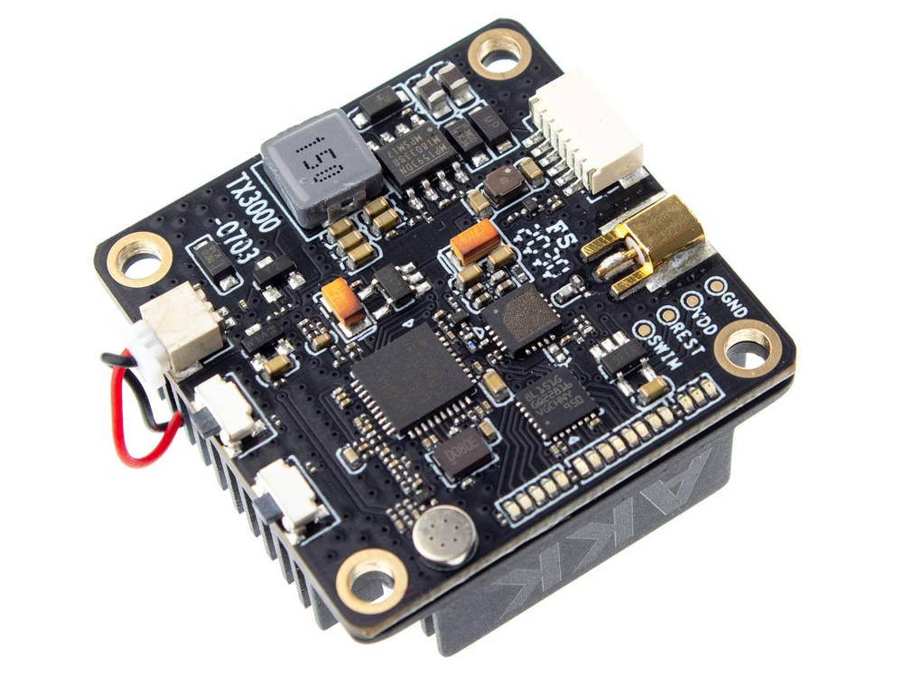 Відеопередавач (VTX) AKK Ultra Long Range 3W 5.8GHz 96CH Low Band (TX3000AC96) — фото 3