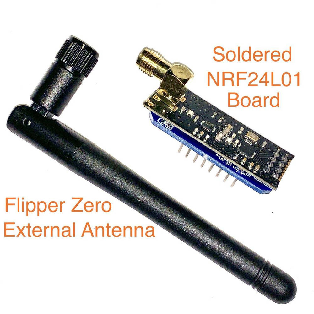 Посилений 2.4 ГГц NRF24L01 PA+LNA SMA модуль Flipper Zero