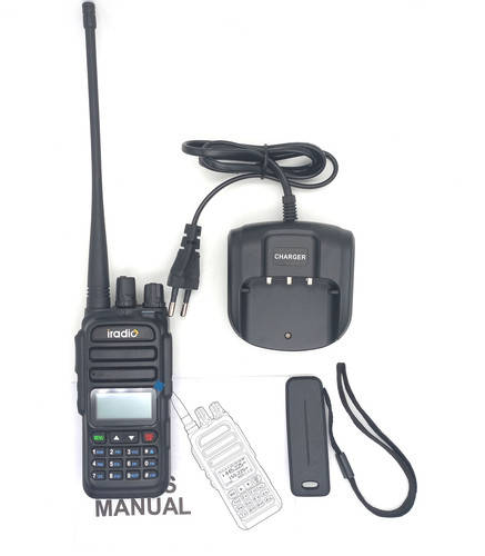 Портативна рація IRadio UV-83 SATCOM VHF UHF 5 Вт радіостанція із широким діапазоном 136-520 МГц, скремблер, Type-C — фото 2