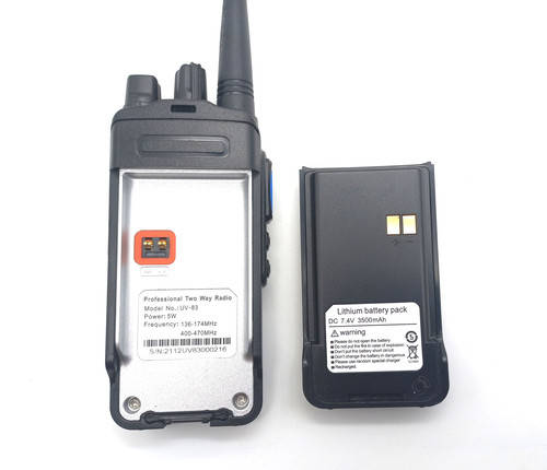 Портативна рація IRadio UV-83 SATCOM VHF UHF 5 Вт радіостанція із широким діапазоном 136-520 МГц, скремблер, Type-C — фото 4