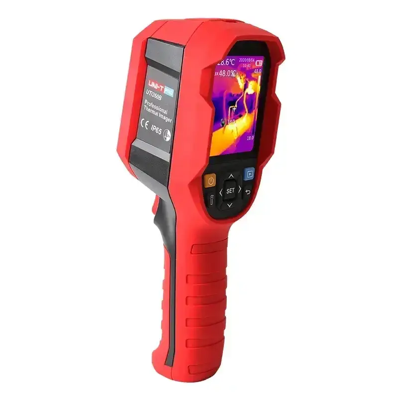 Професійний тепловізор UNI-T UTI260B 256x192 пікс, -20...+550°C, дві камери ІЧ+видимий діапазон, MicroSD 32GB, захист IP65 — фото 3