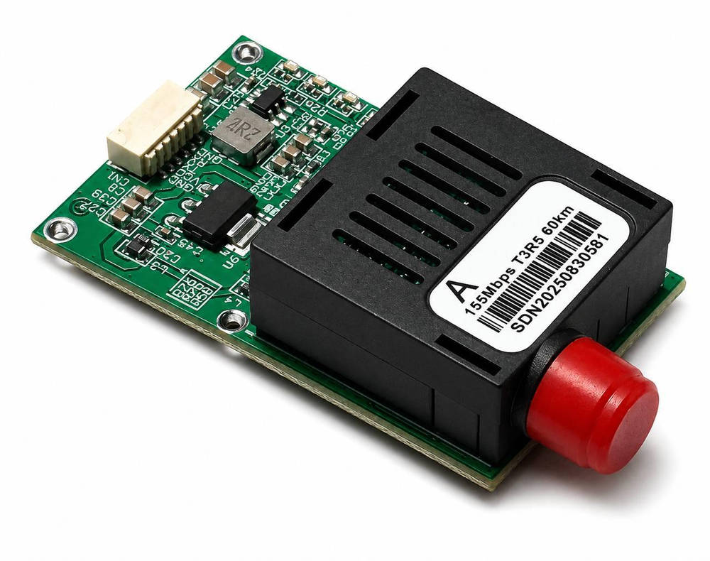 Медіаконвертер NVOC-TX UART+відео в оптоволокно 60км, FC/UPC одномодовий, 5-26V, для FPV дронів на оптоволокні