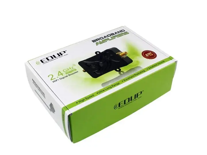 Підсилювач сигналу Wi-Fi EDUP 2.4GHz 4Вт (37dBm) 802.11bgn, чорний, підсилення 11dB, для роутера та точки доступу — фото 7